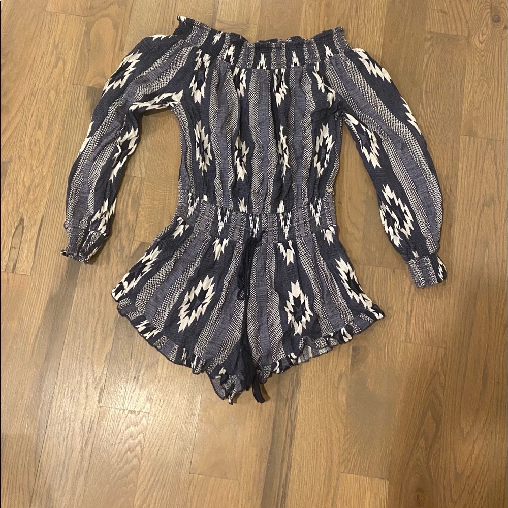 girls off the shoulder romper